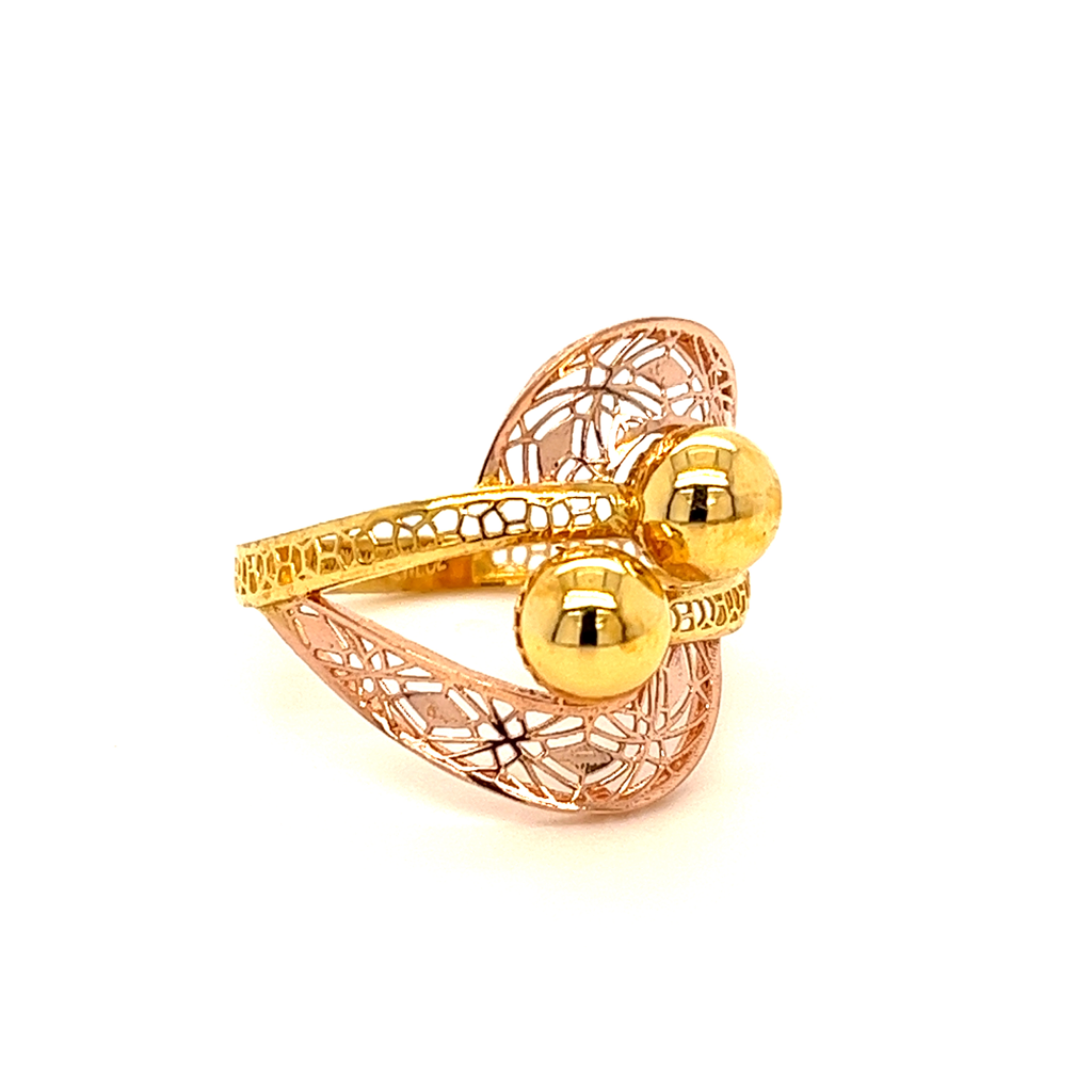 22k gold turkish blooming dales ring
