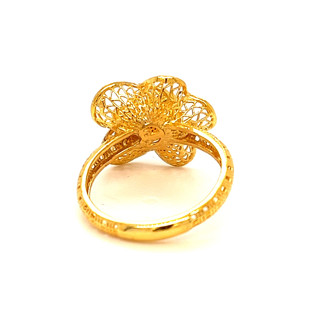 22k gold turkish morning glory ring - Image 4