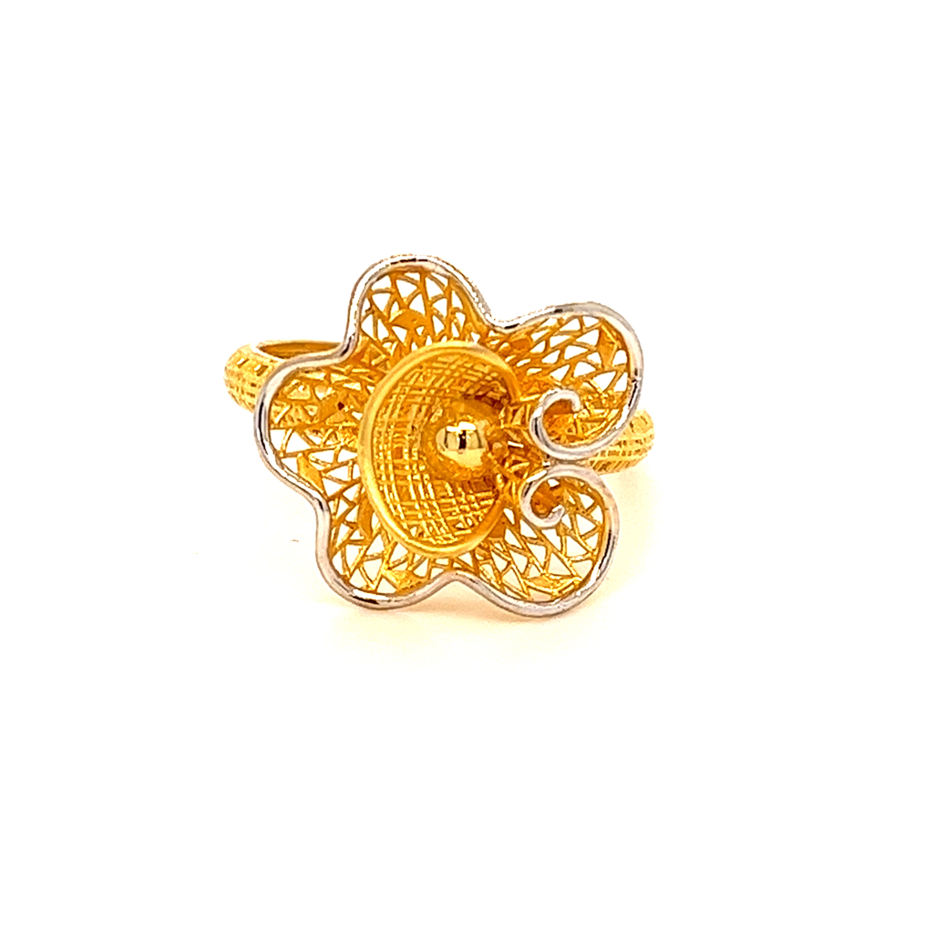 22k gold turkish morning glory ring - Image 3