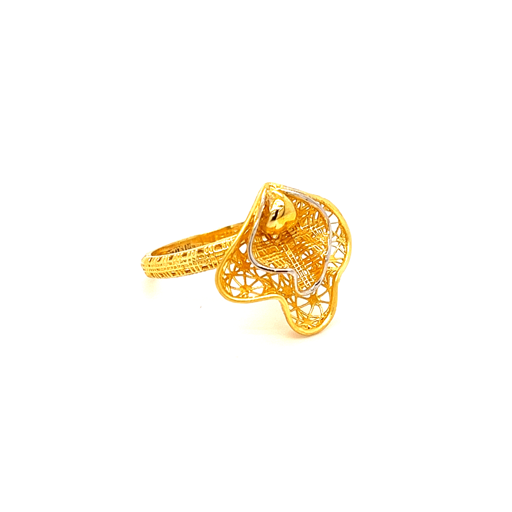 22k gold turkish designer ring - Image 2
