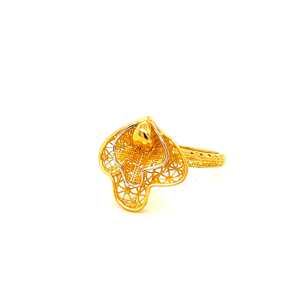 22k gold turkish designer ring