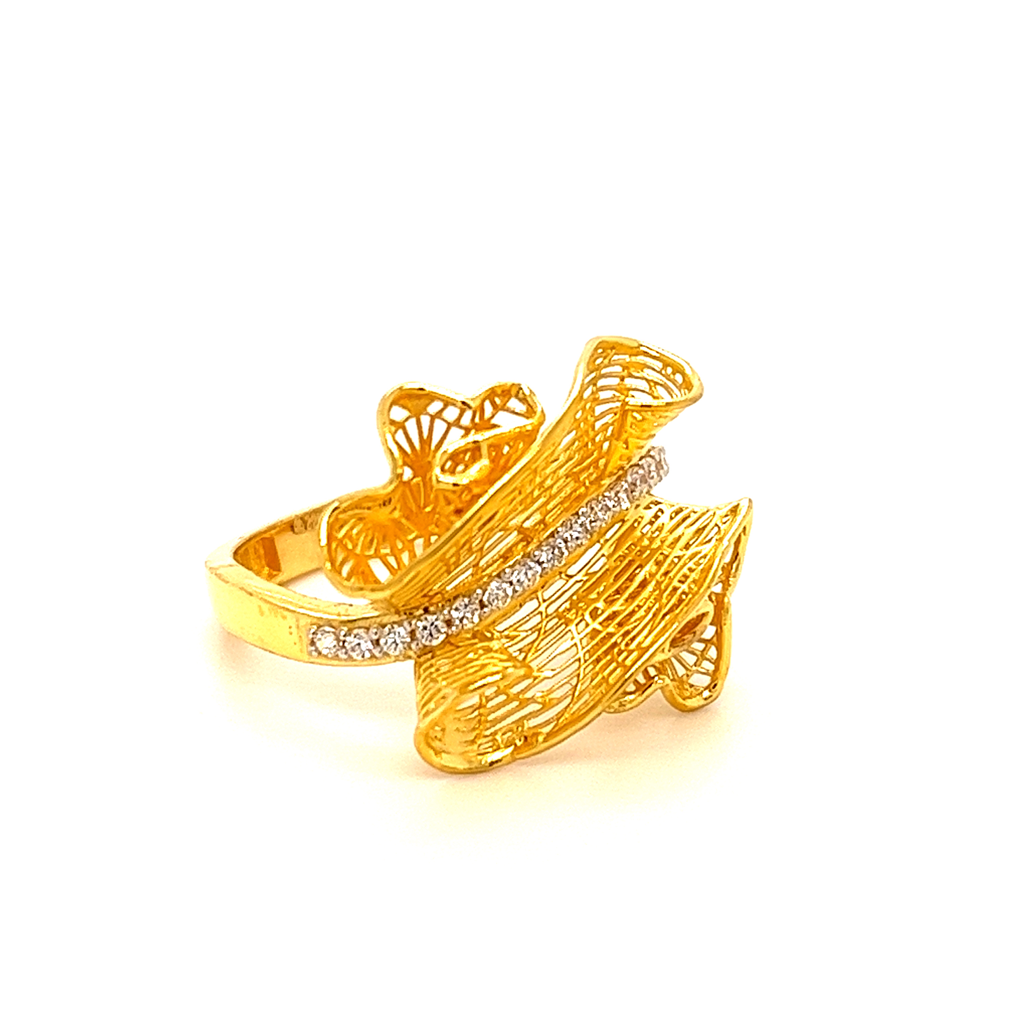 22k gold turkisk hebes ring
