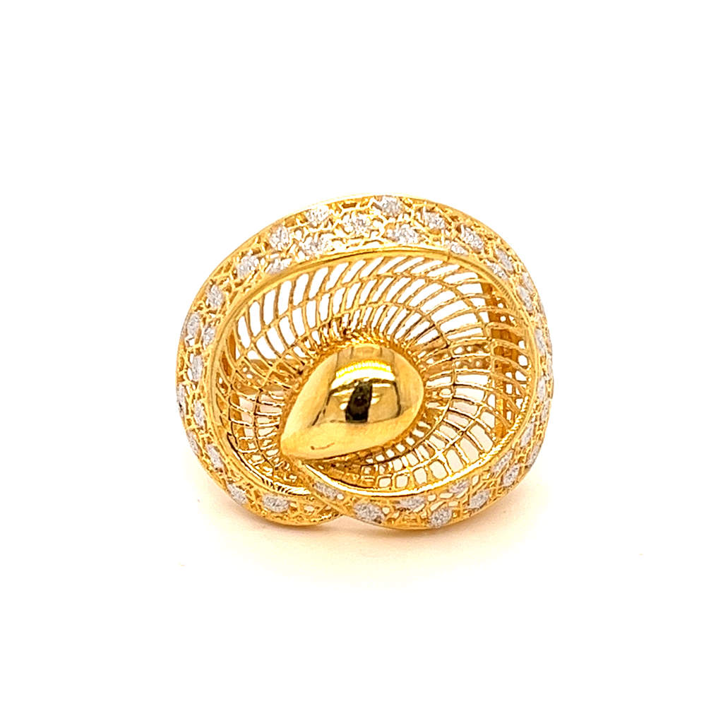 22k gold turkisk elegant ring - Image 3