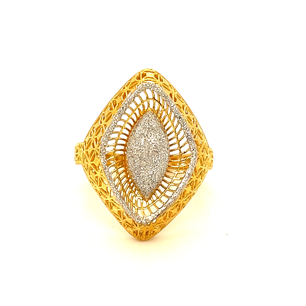 22k gold turkish beautiful ring - Image 3