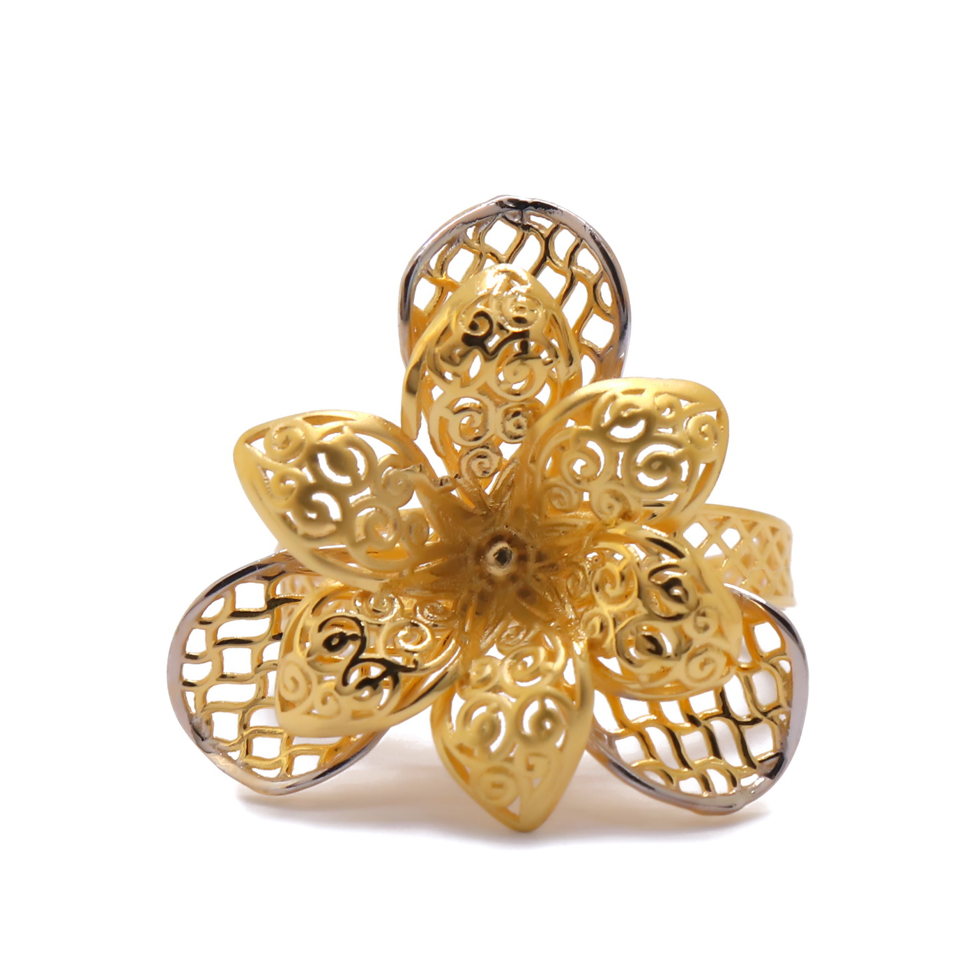 22k yellow gold razzle dazzle ring