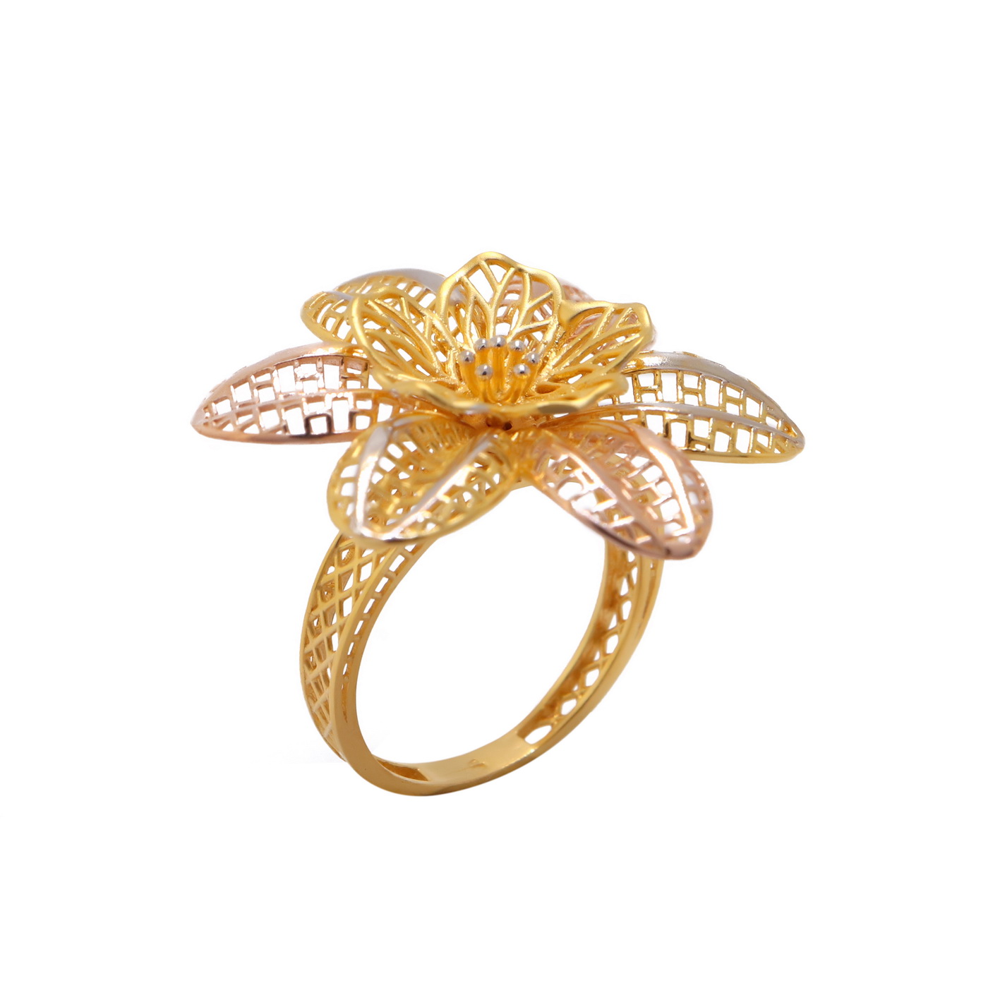22k Yellow Gold Shiny Ring - Image 2