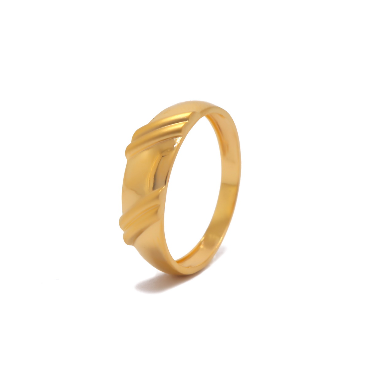 22k yellow gold plain love bands - Image 2