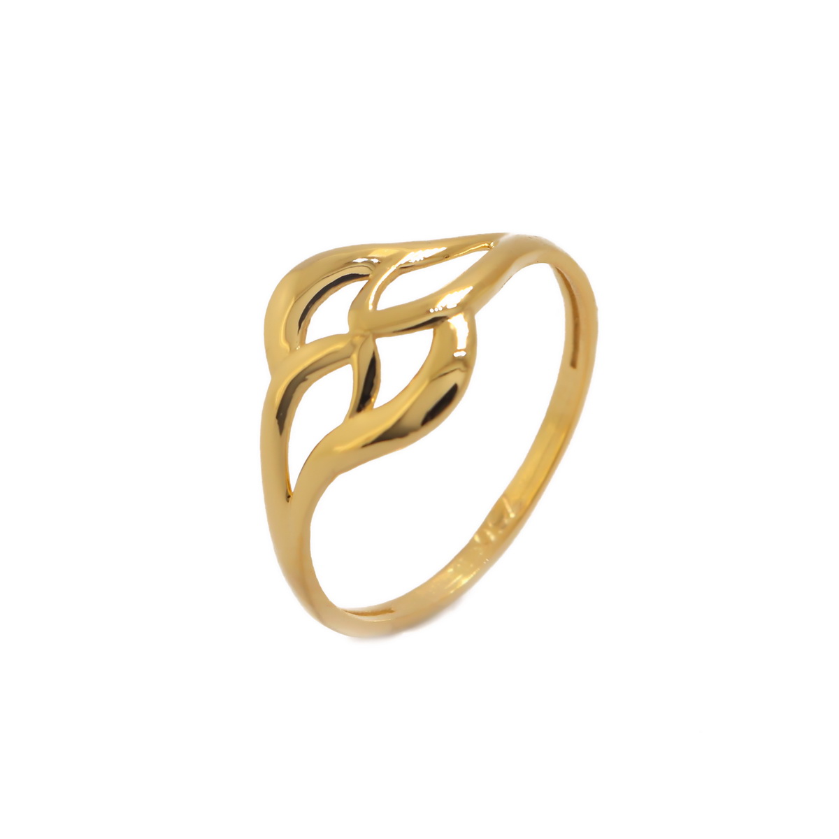 22k Gold Plain Sunstripes Ring