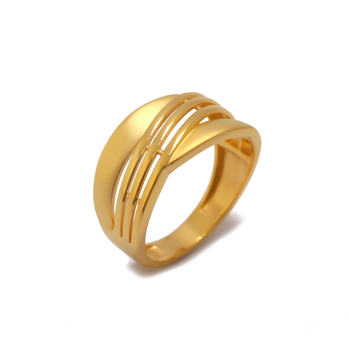 22k Gold Plain Roman Ring