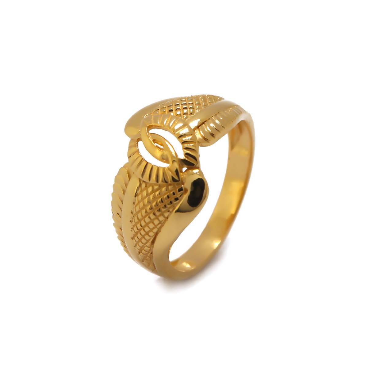 22k Gold Plain Together Forever Ring