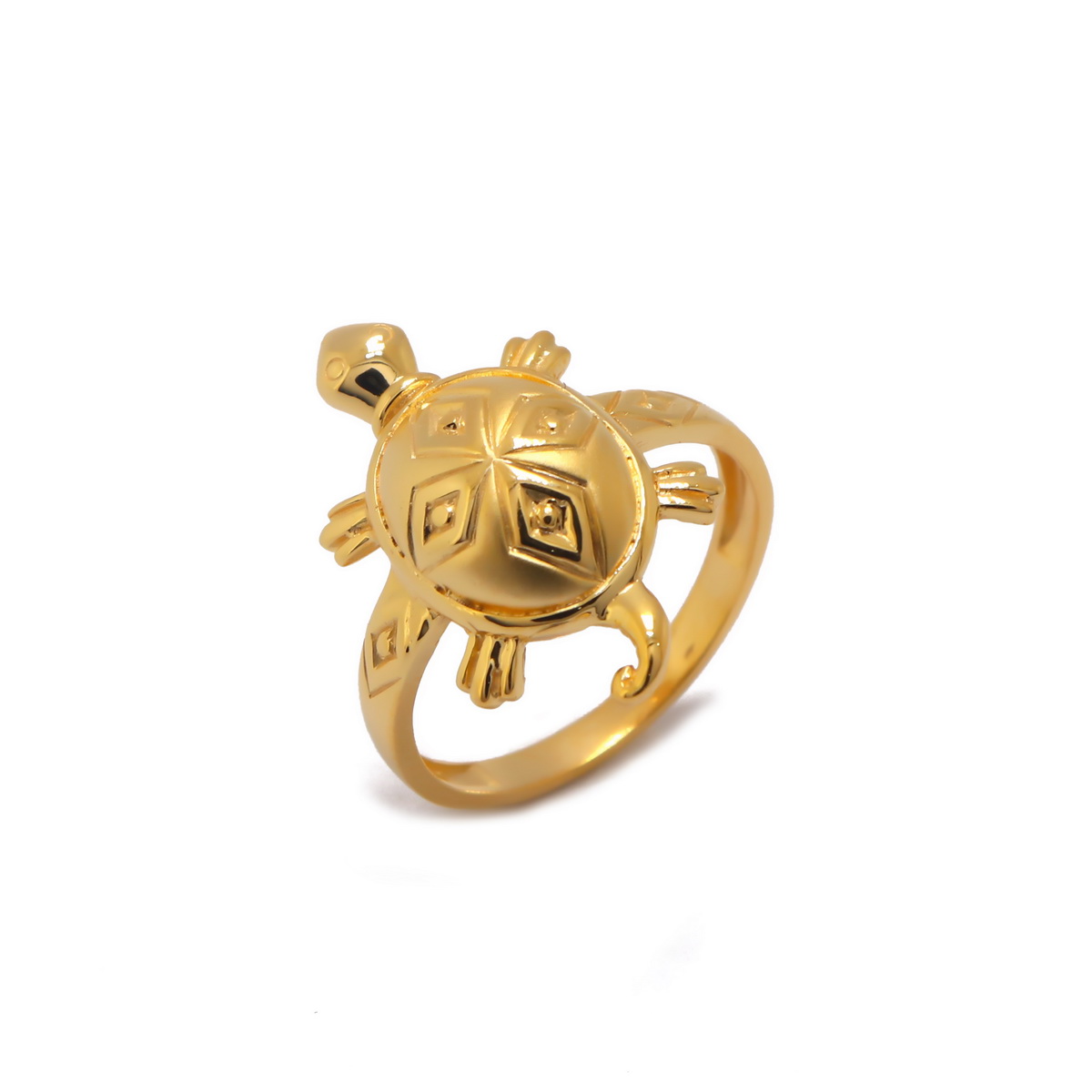 22k Gold Plain Tortoise Ring