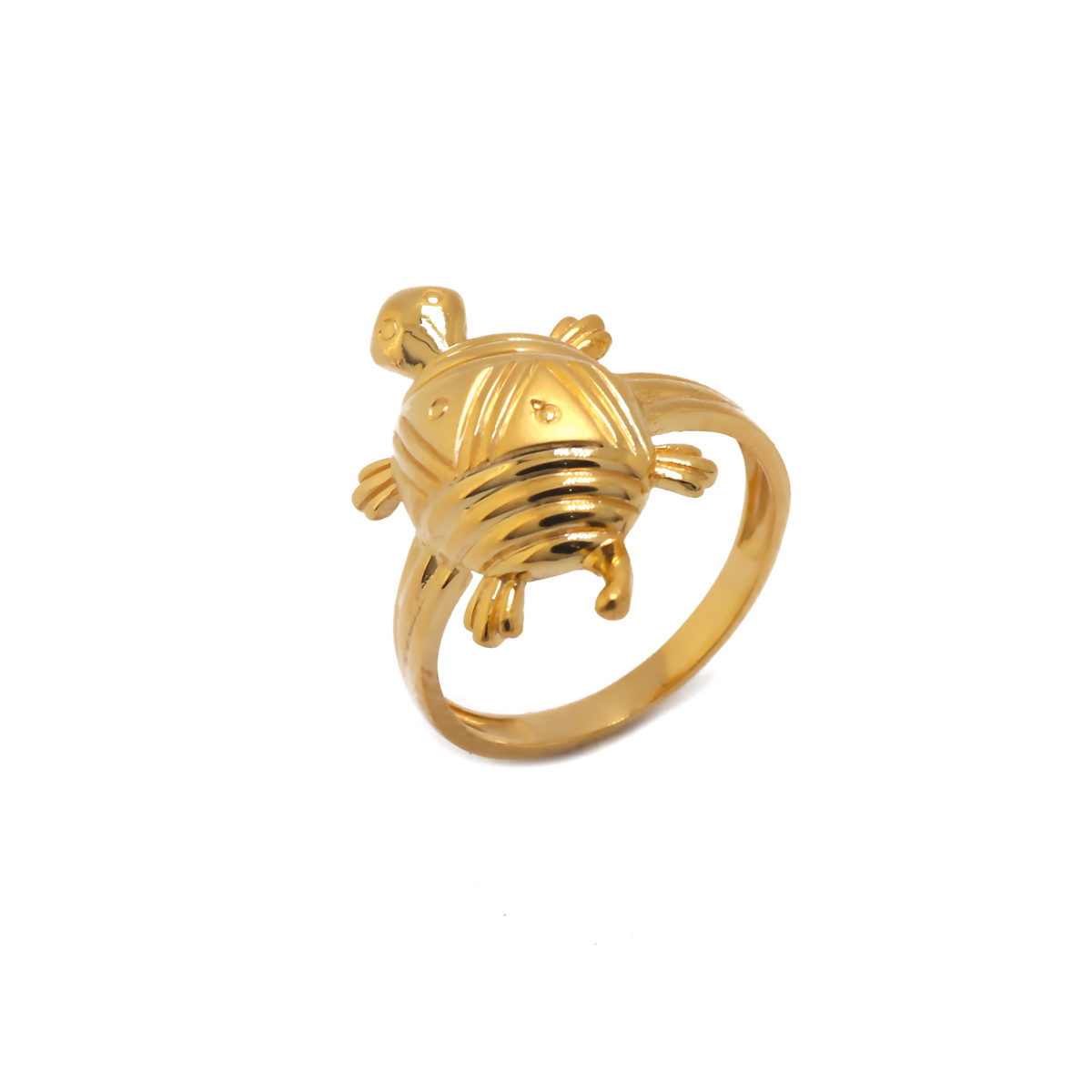 22k Gold Plain Tortoise Ring