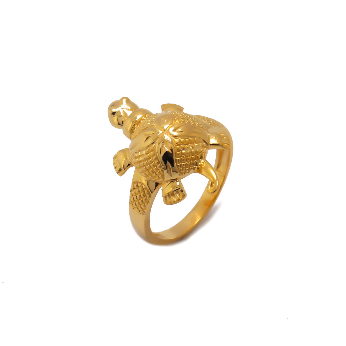 22k Gold Plain Tortoise Ring
