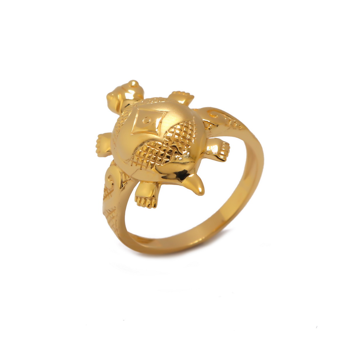 22k Gold Plain Tortoise Ring