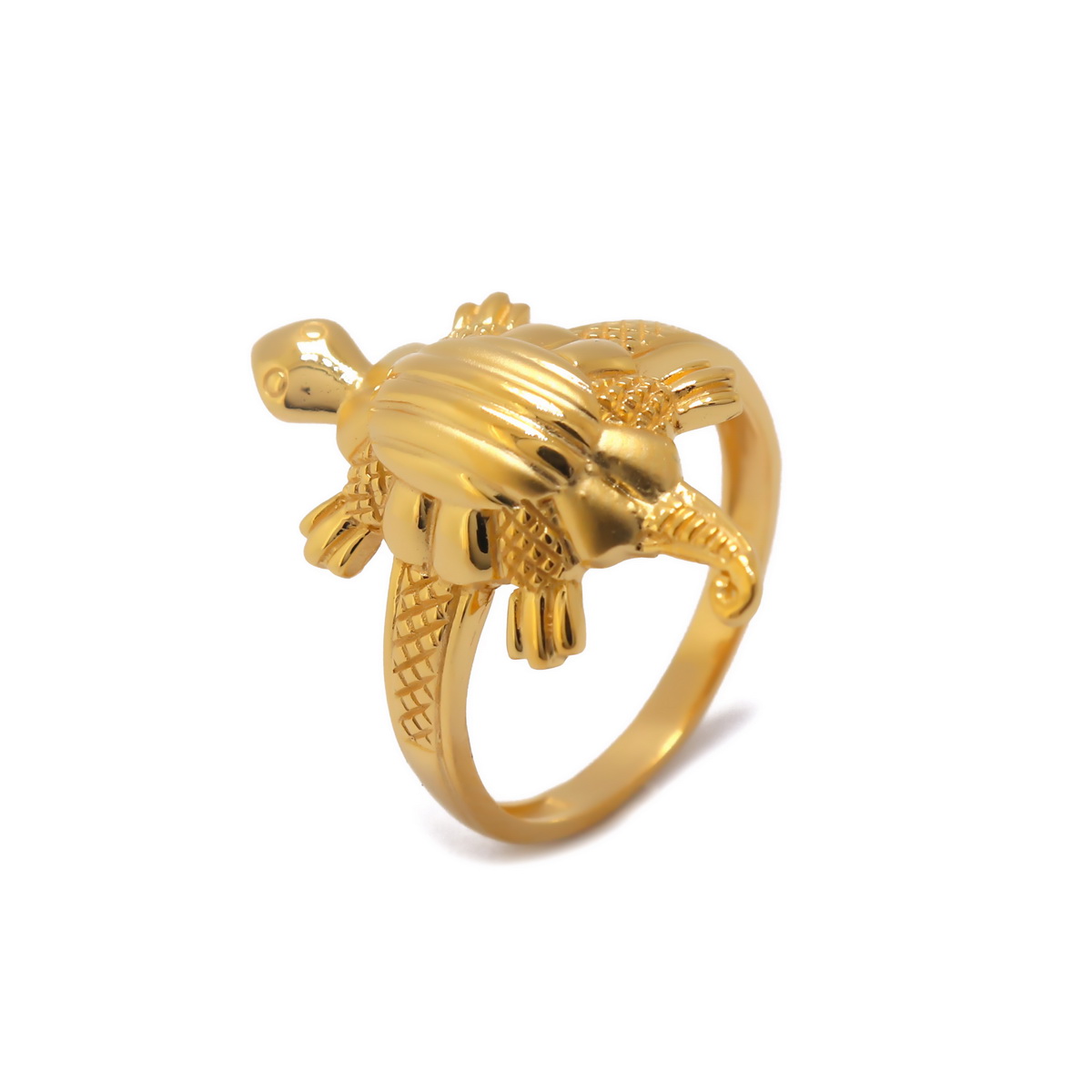 22k Gold Plain Tortoise Ring