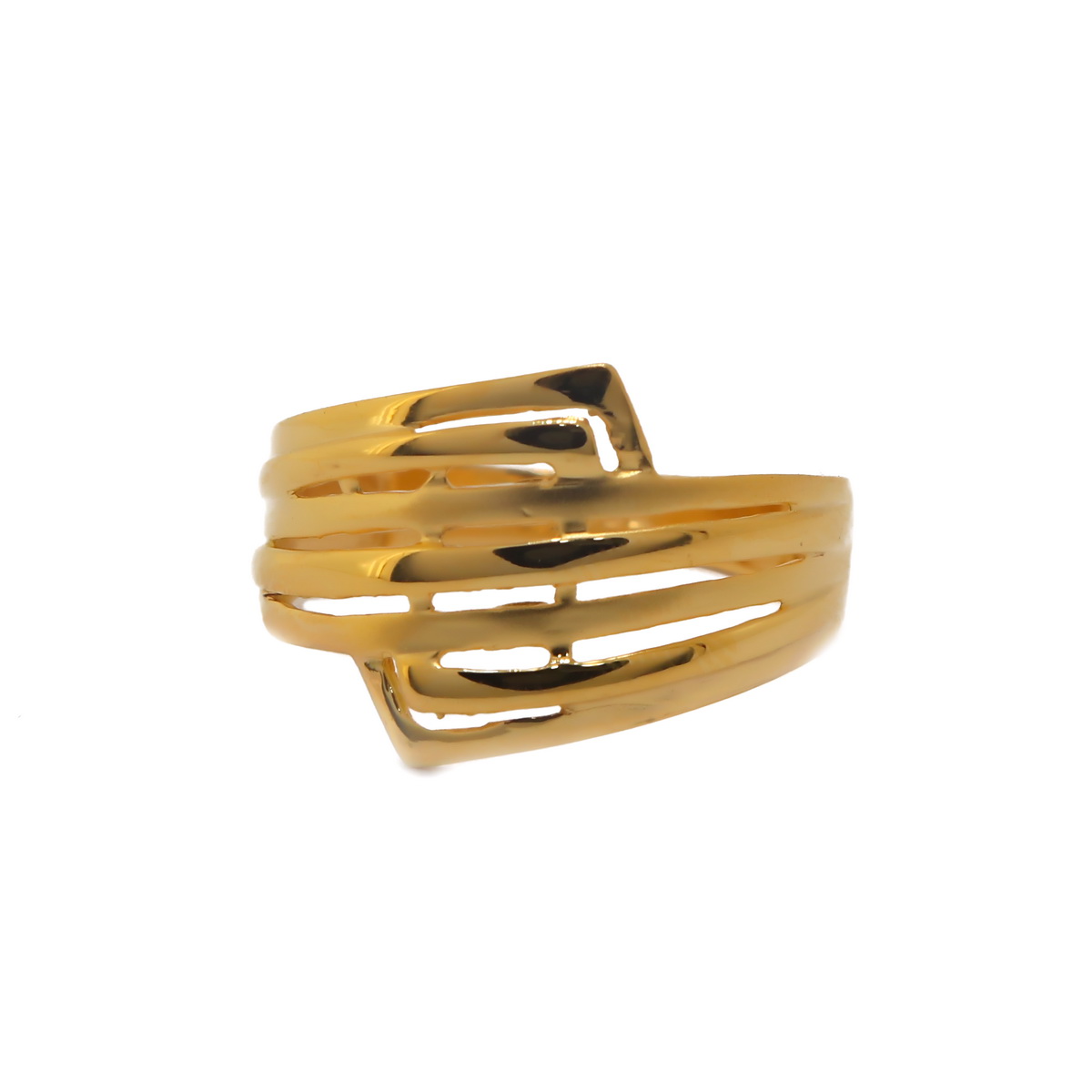 22k Gold Plain Perfect Symmetry Ring - Image 2