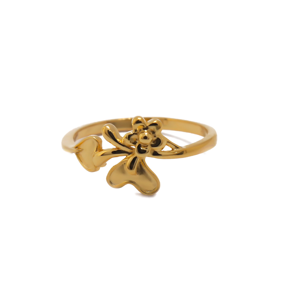 22k Gold Plain Two Net Ring - Image 2