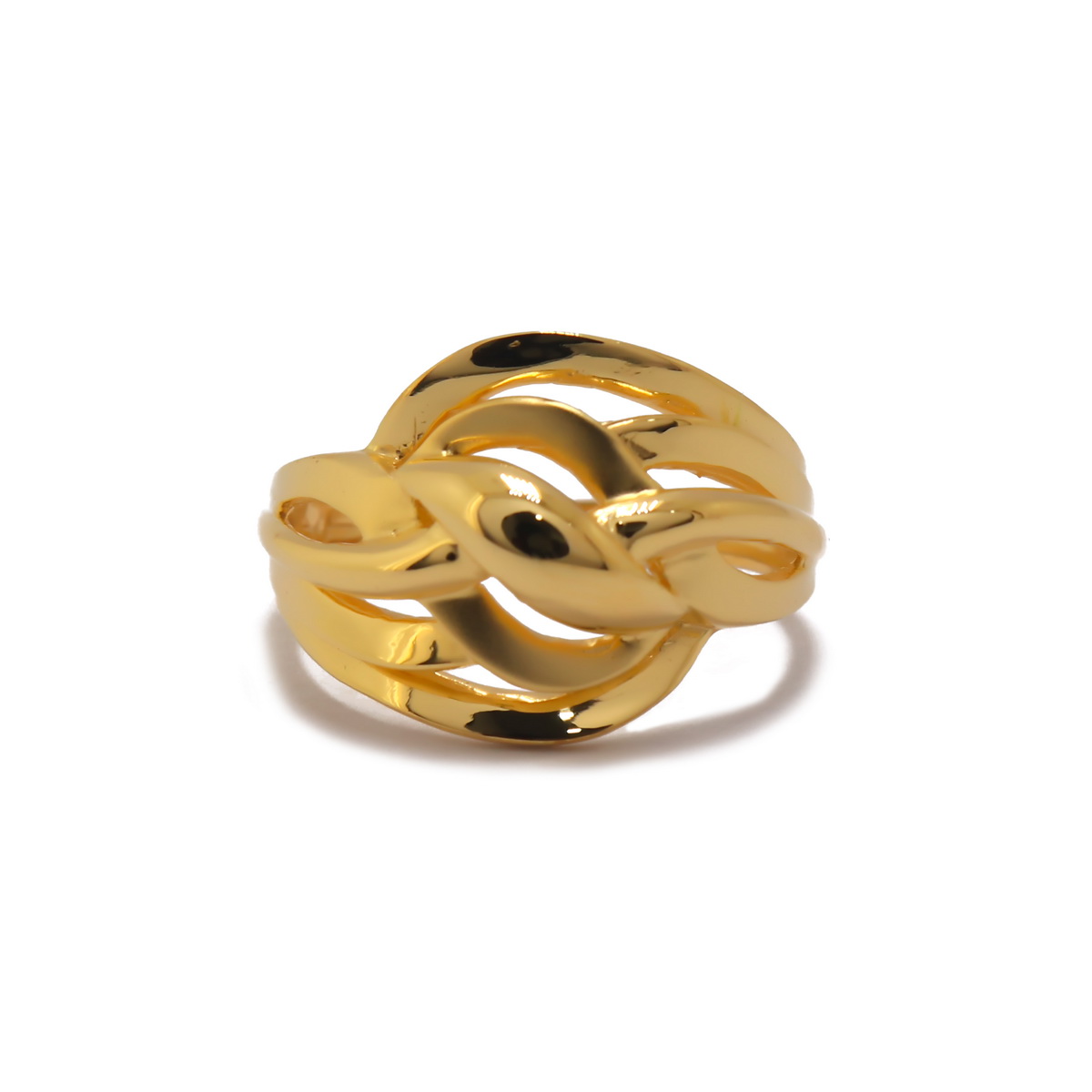 22k Gold Plain Heart Of Gold Ring - Image 2
