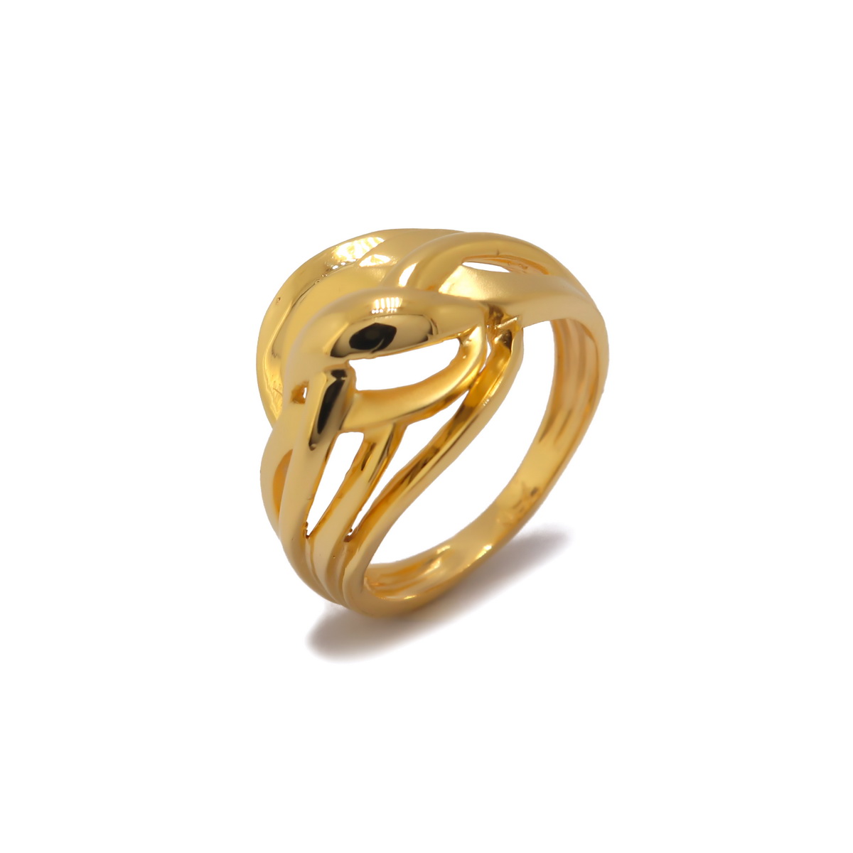 22k Gold Plain Heart Of Gold Ring