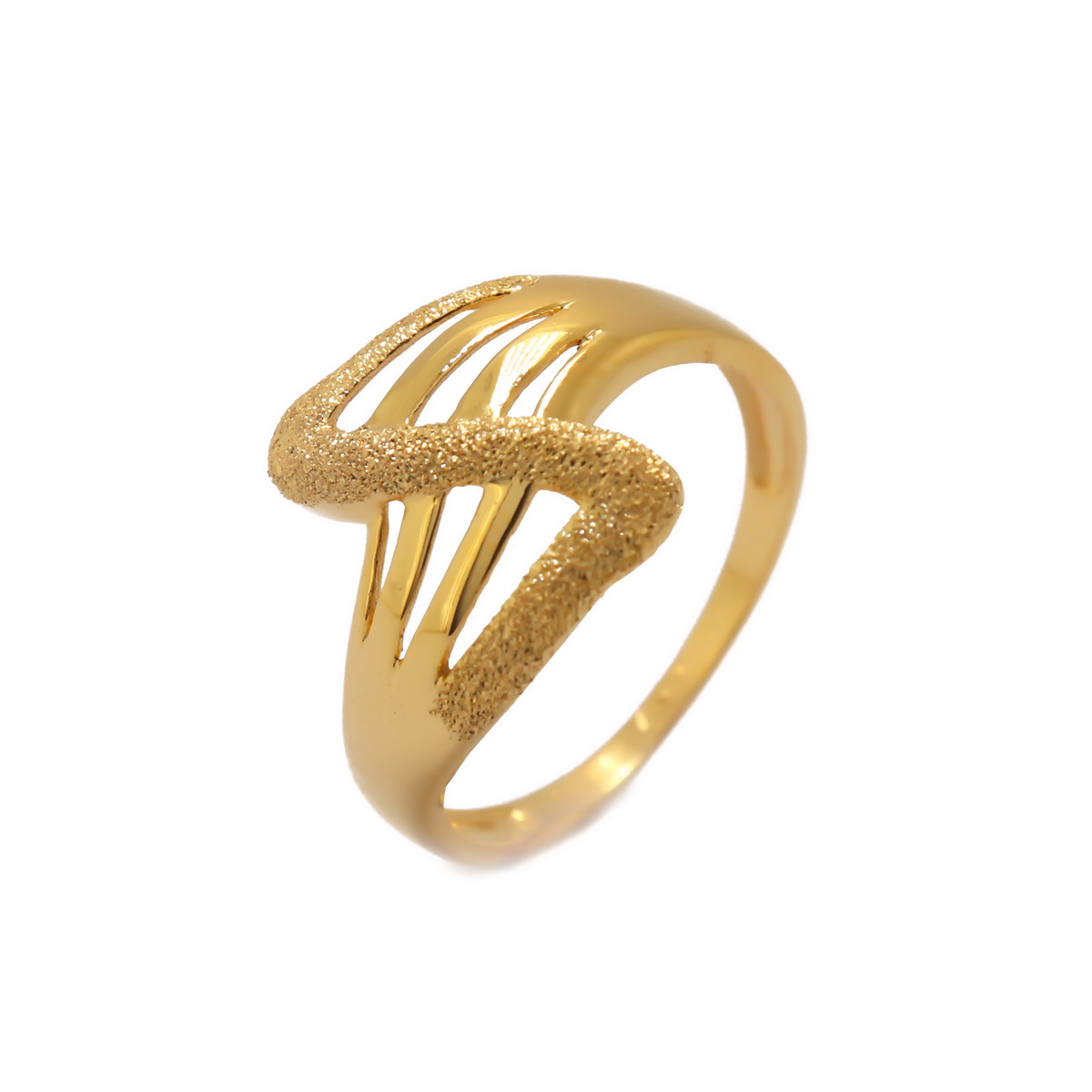 22k Gold Plain Classic Symmetrical Ring