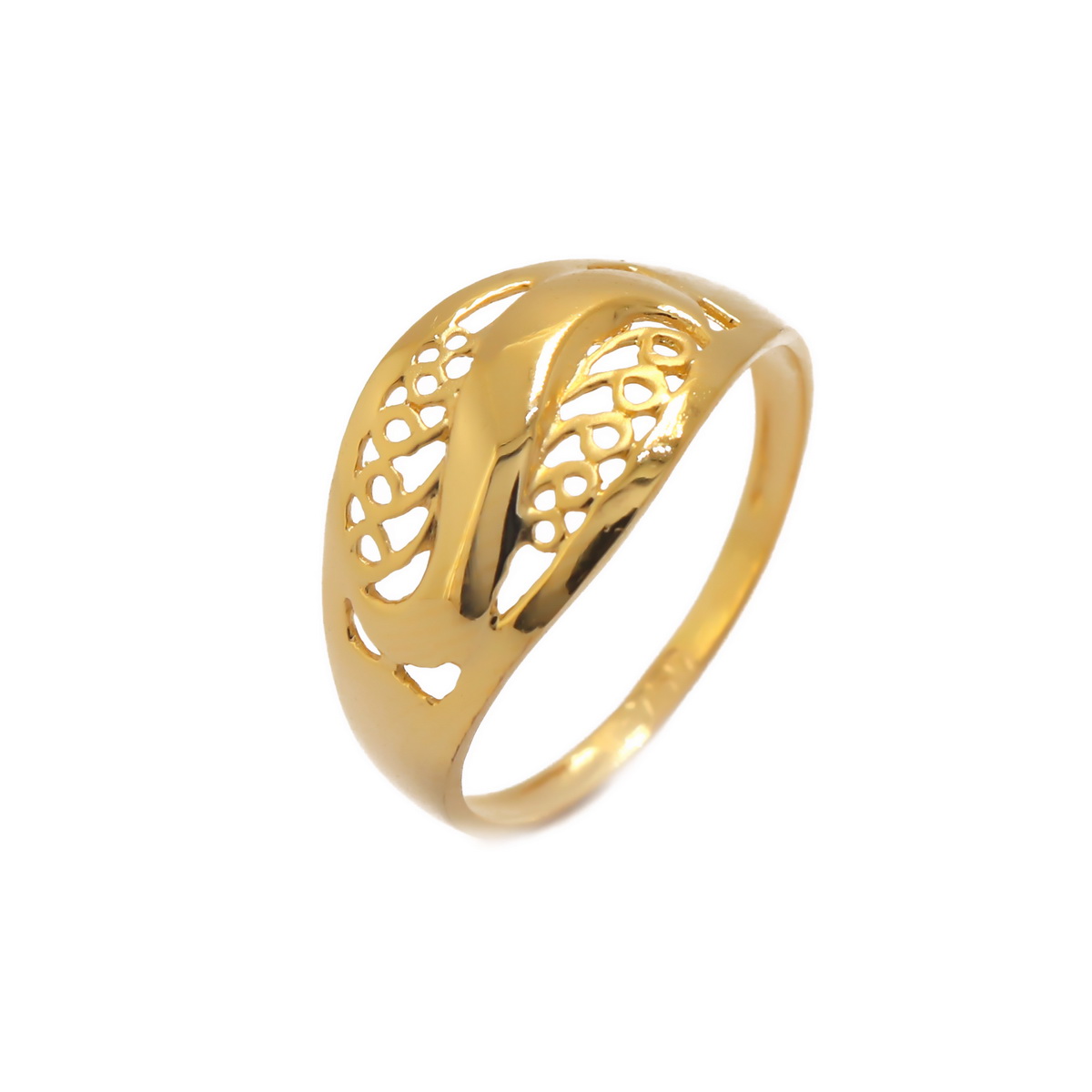 22k Gold Plain Designer Ring