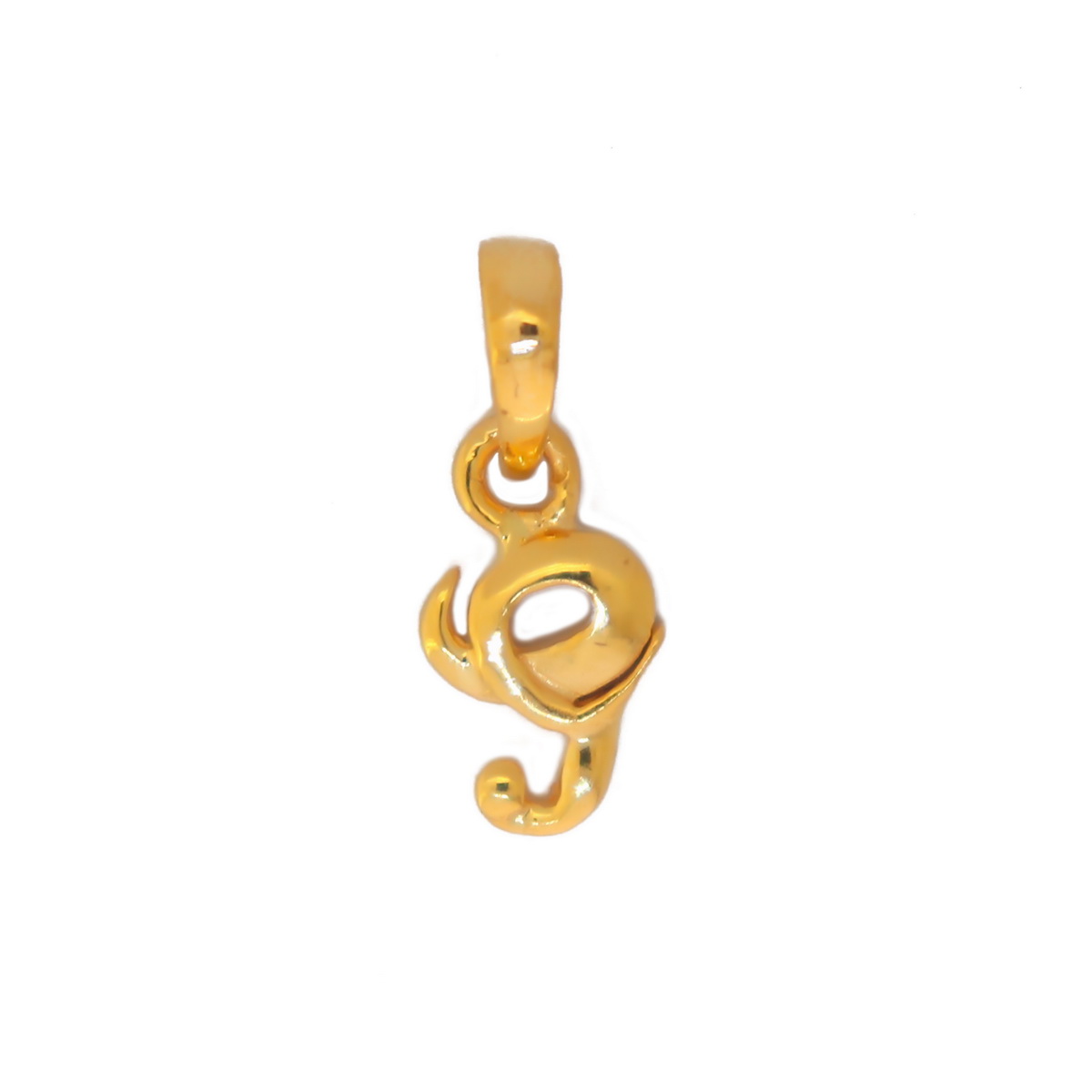 22k yellow gold pendant