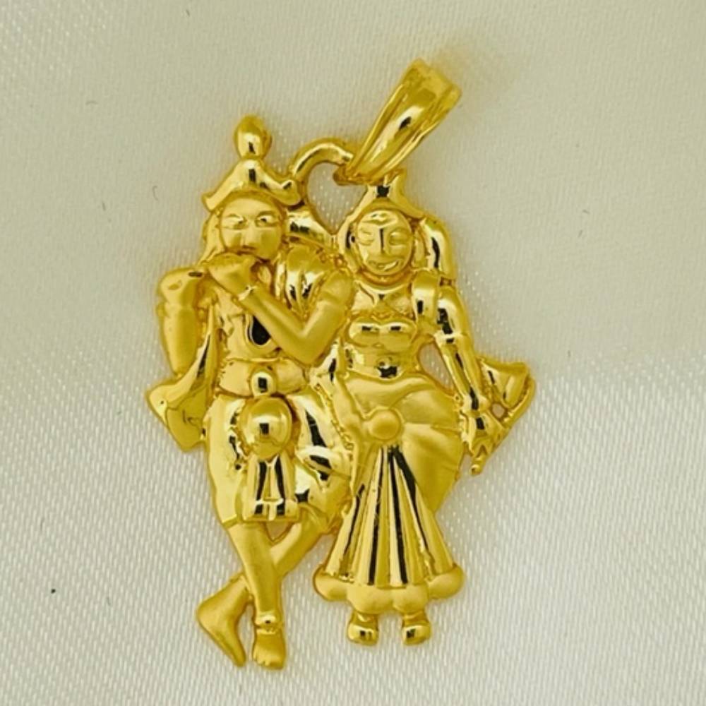 916 Gold Solid Radhekrishna Pendants