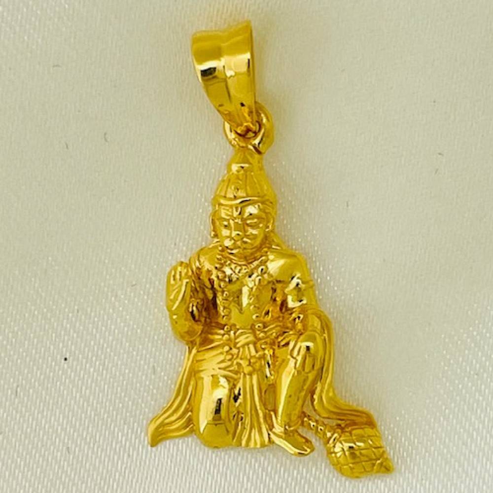 916 gold lord hanuman pendants
