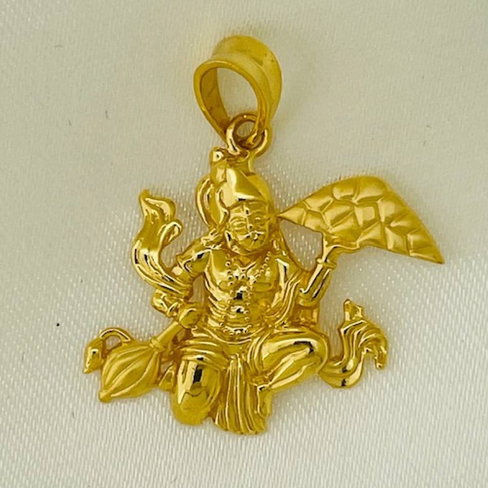 916 gold lord anjani nandan pendants
