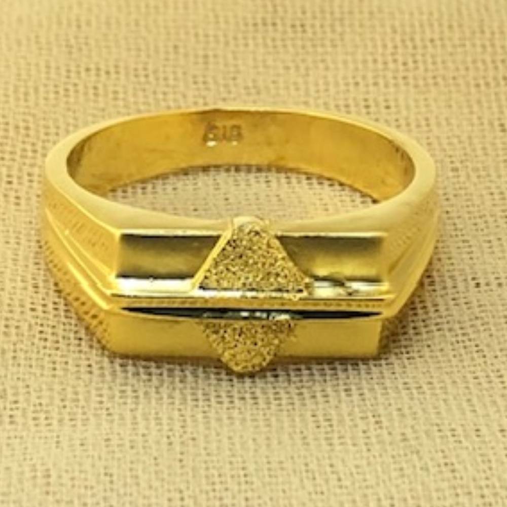 22K Gold Plain Classic Ring
