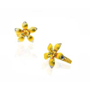 Begum collection Natural Five Petals Flower Ring
