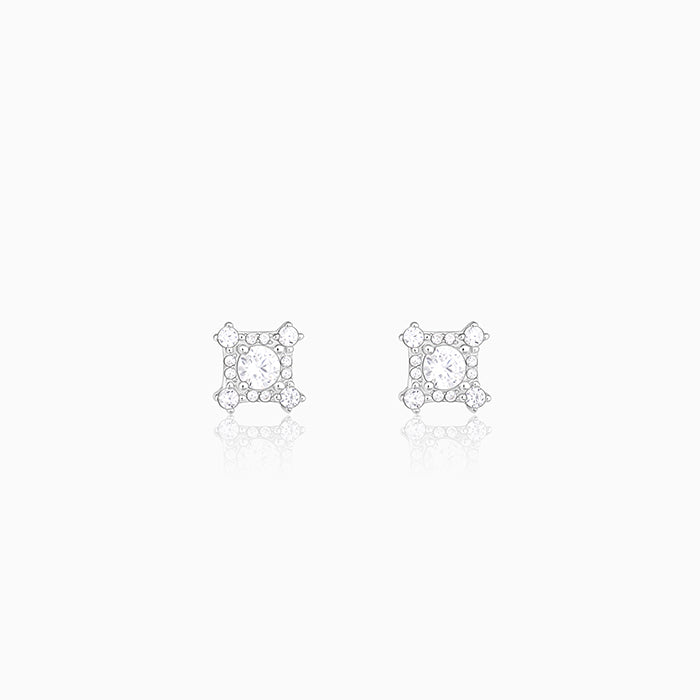Silver shine bright like floral studs