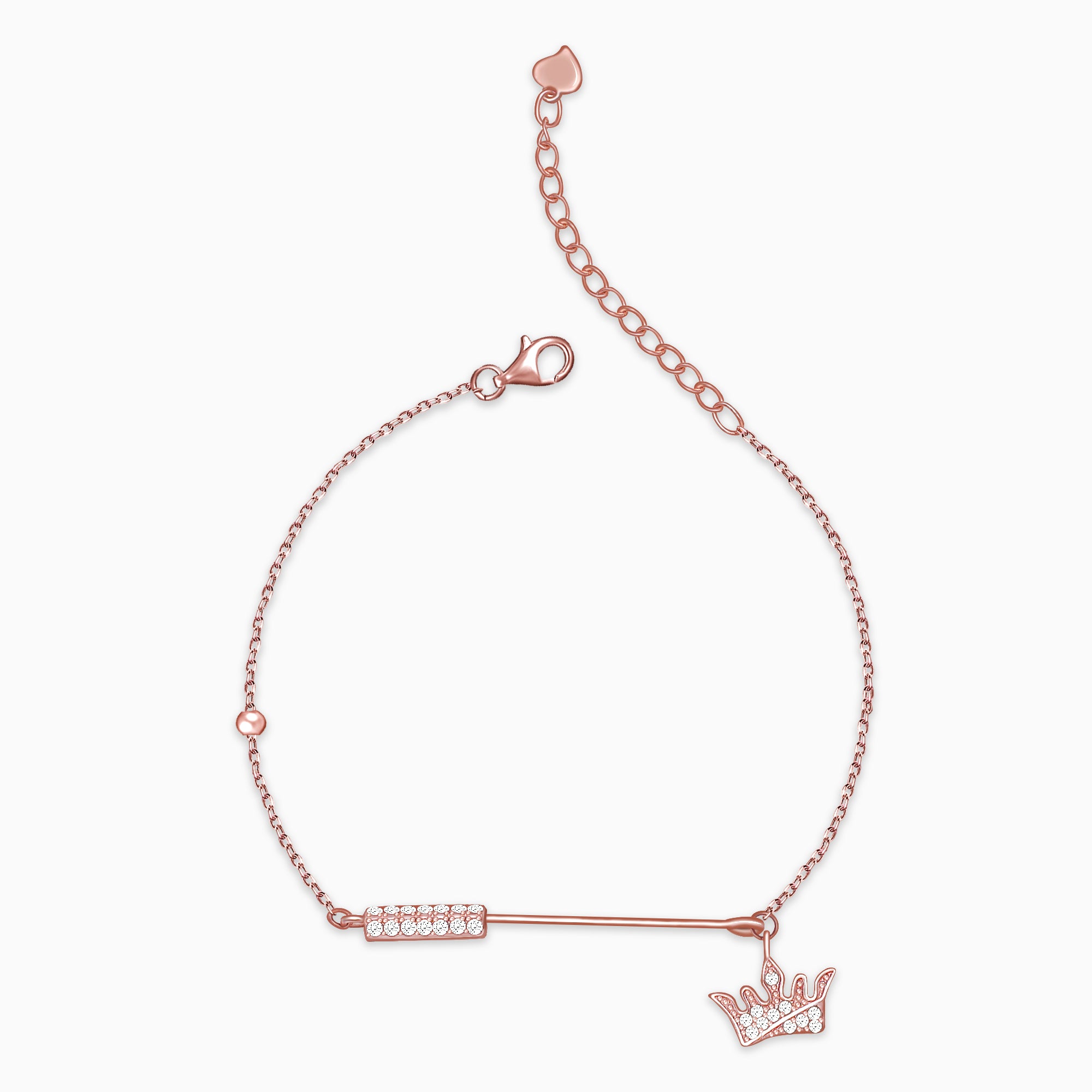 Anushka sharma rose gold crown bracelet