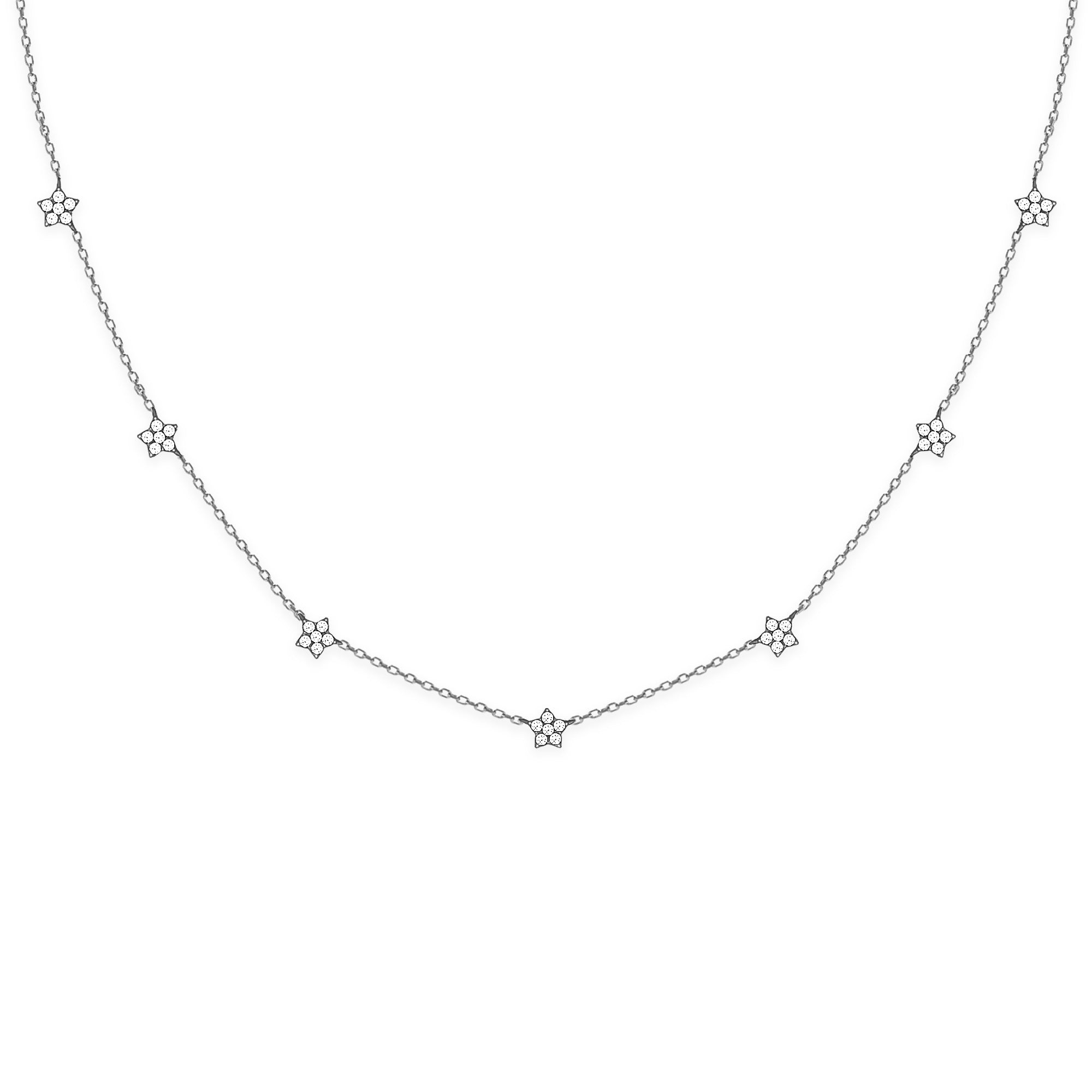 Silver Star Constellation Necklace - Image 2