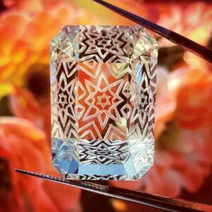 57.50ct octagonal white quartz-crystal-sphatik