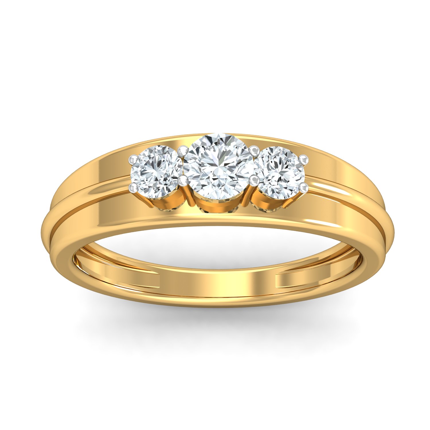 18K Gold Diamond Ring By Belle Diamante