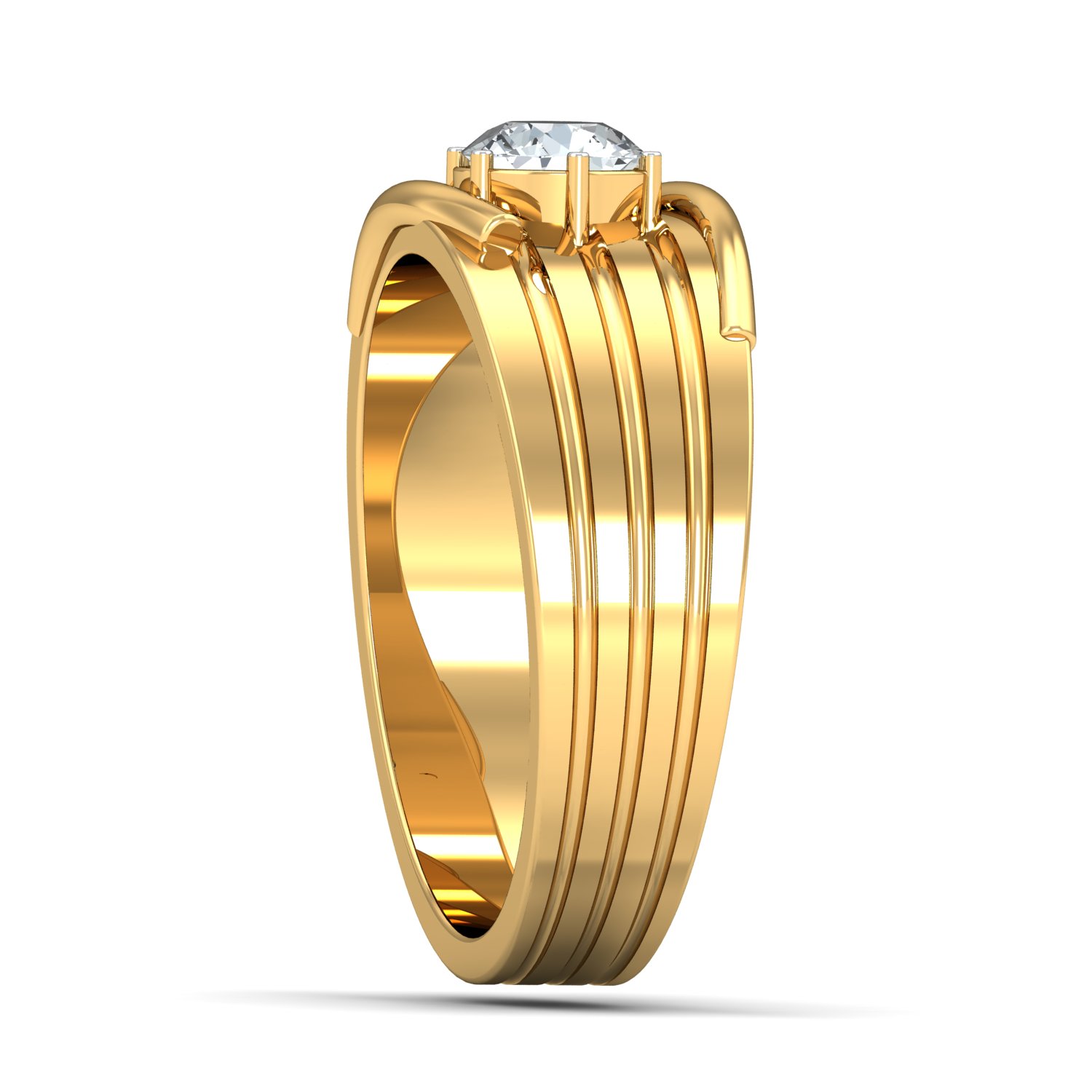 18K Gold Trending Design Ring - Image 4