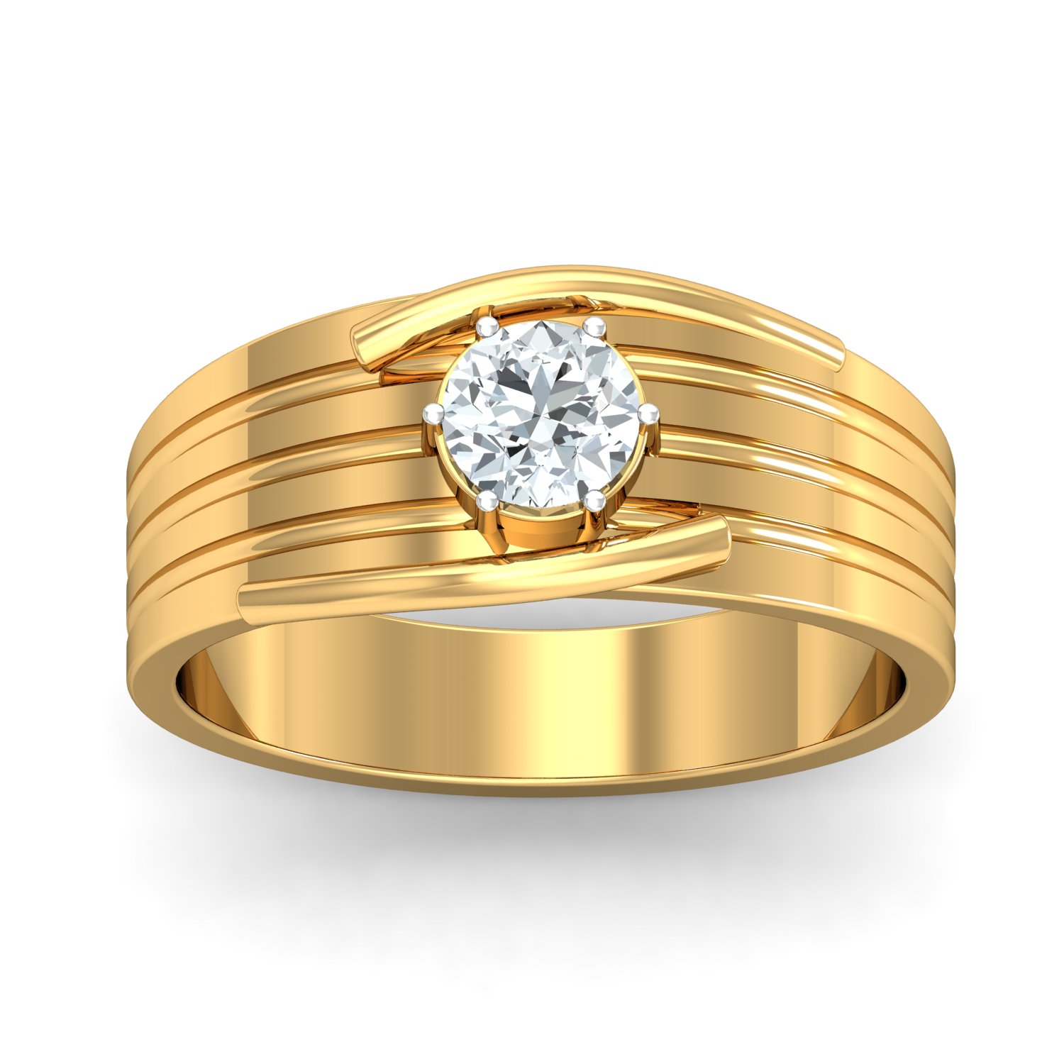 18K Gold Trending Design Ring - Image 2