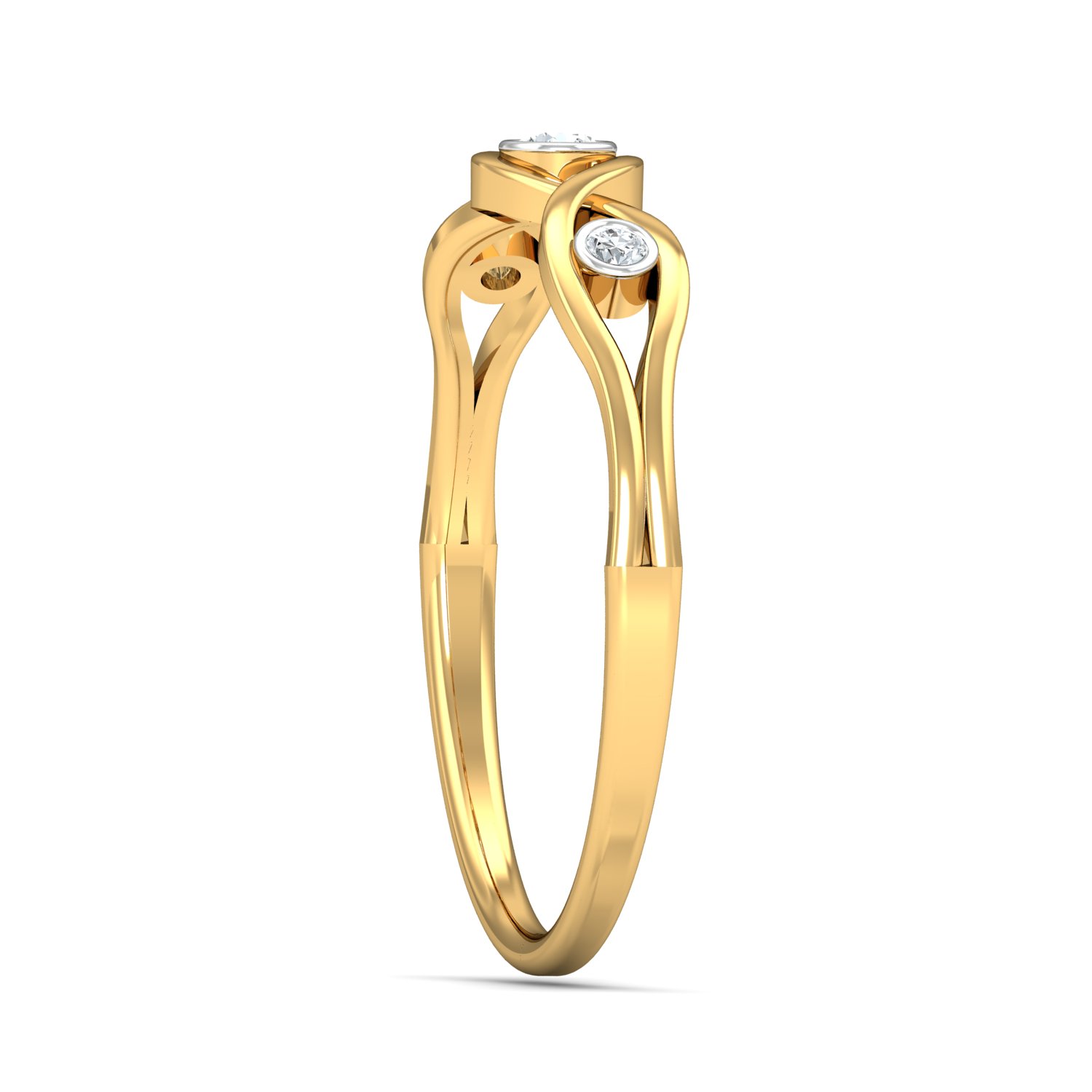 18K Gold Dazzling Diamond Ring - Image 4