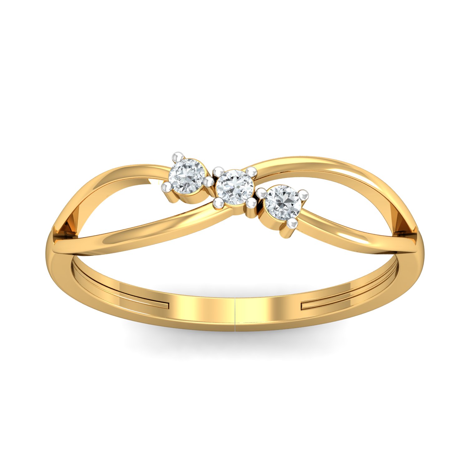 18K Gold Delicate Ring - Image 2