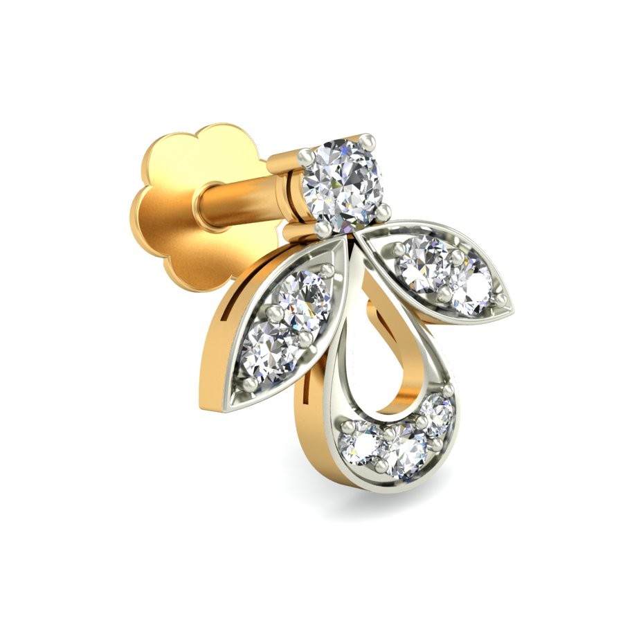 18K Gold Trending Diamond Nosepin BNP020 - Image 3