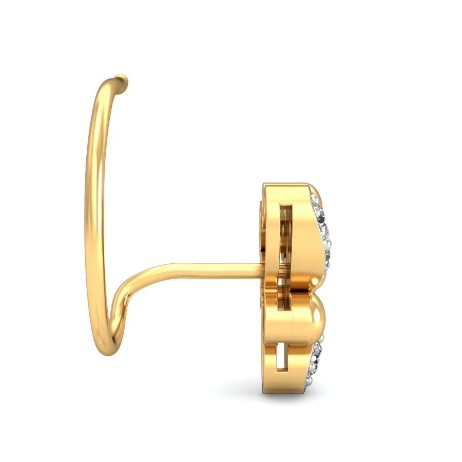 18K Gold Elite Diamond Nosepin BNP013 - Image 4