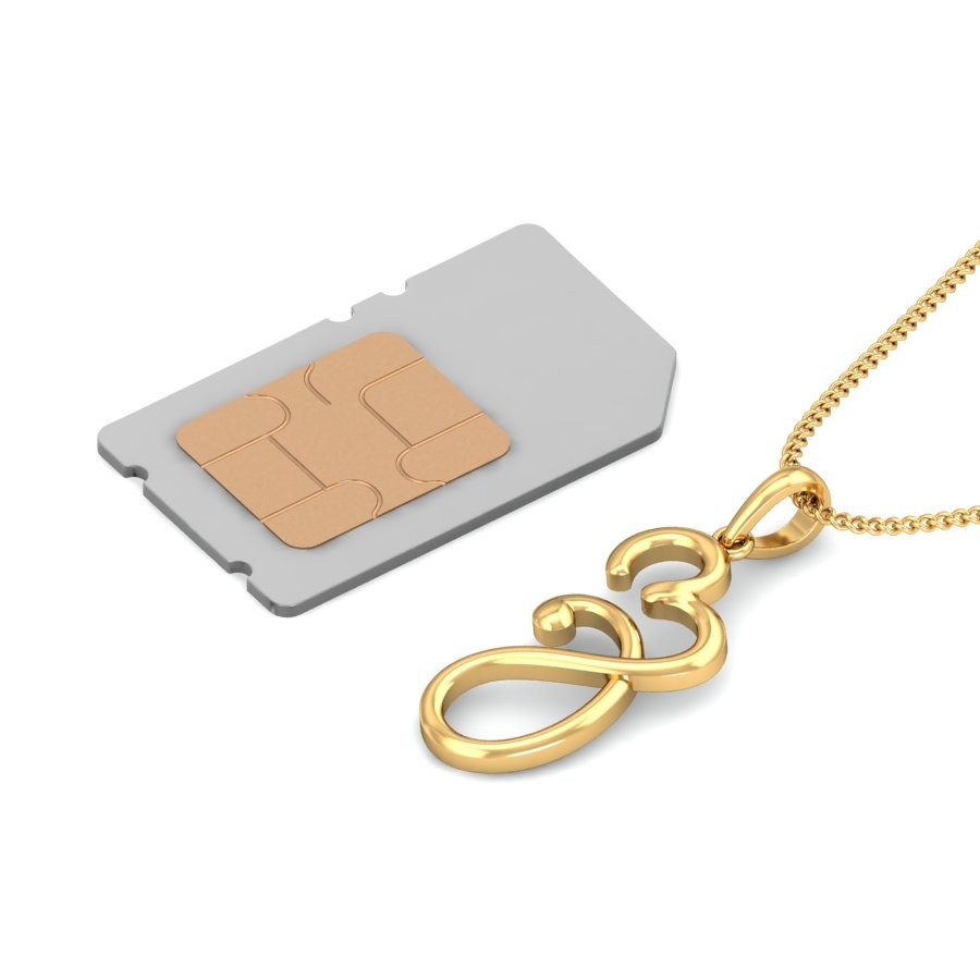 916 Gold Designer Pendant BPDP053 - Image 4