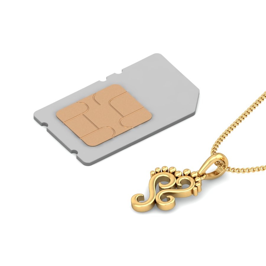 916 Gold Classic Pendant BPDP051 - Image 5
