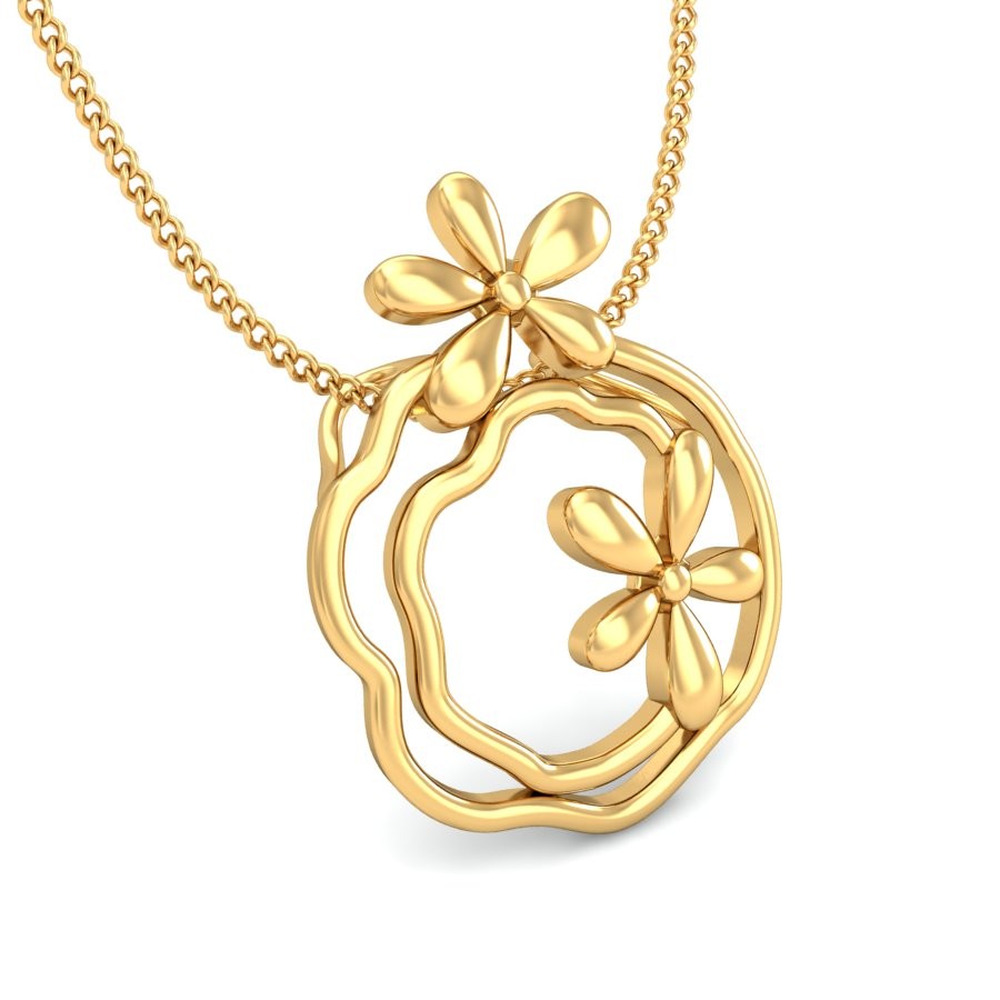 22K Gold Designer Pendant BPDP050 - Image 4