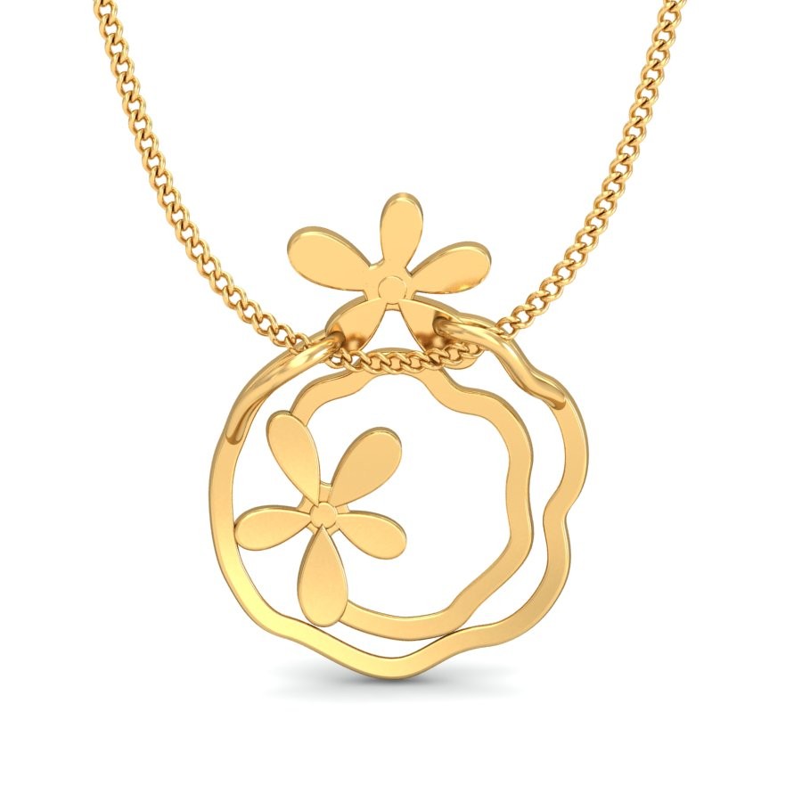 22K Gold Designer Pendant BPDP050 - Image 3