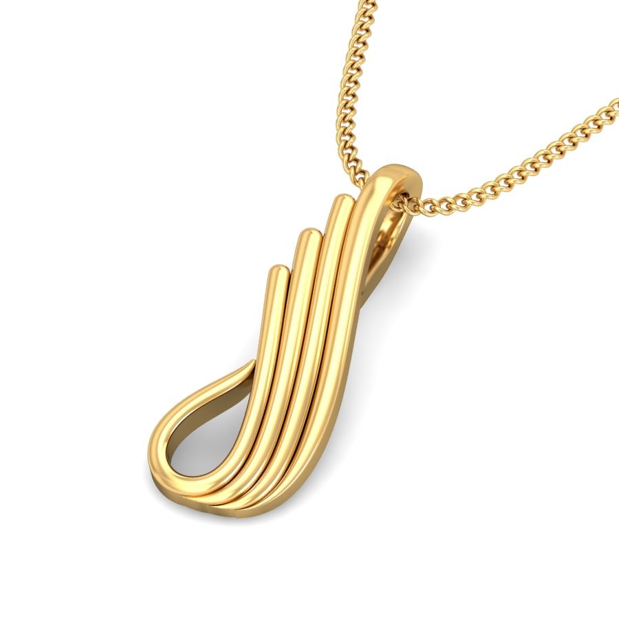 22K Gold Sparkling Pendant BPDP048 - Image 5