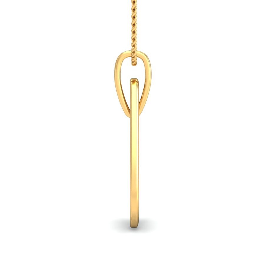 916 Gold Classy Pendant BPDP047 - Image 2