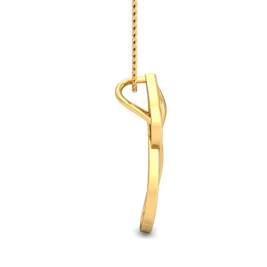 22K Gold Stylish Pendant BPDP046 - Image 2