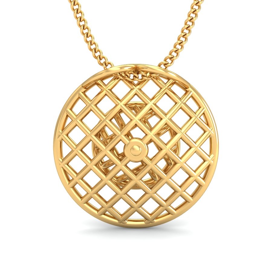 22K Gold Pretty Pendant BPDP044 - Image 3